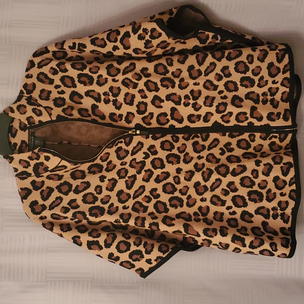 Leopard Print Cape